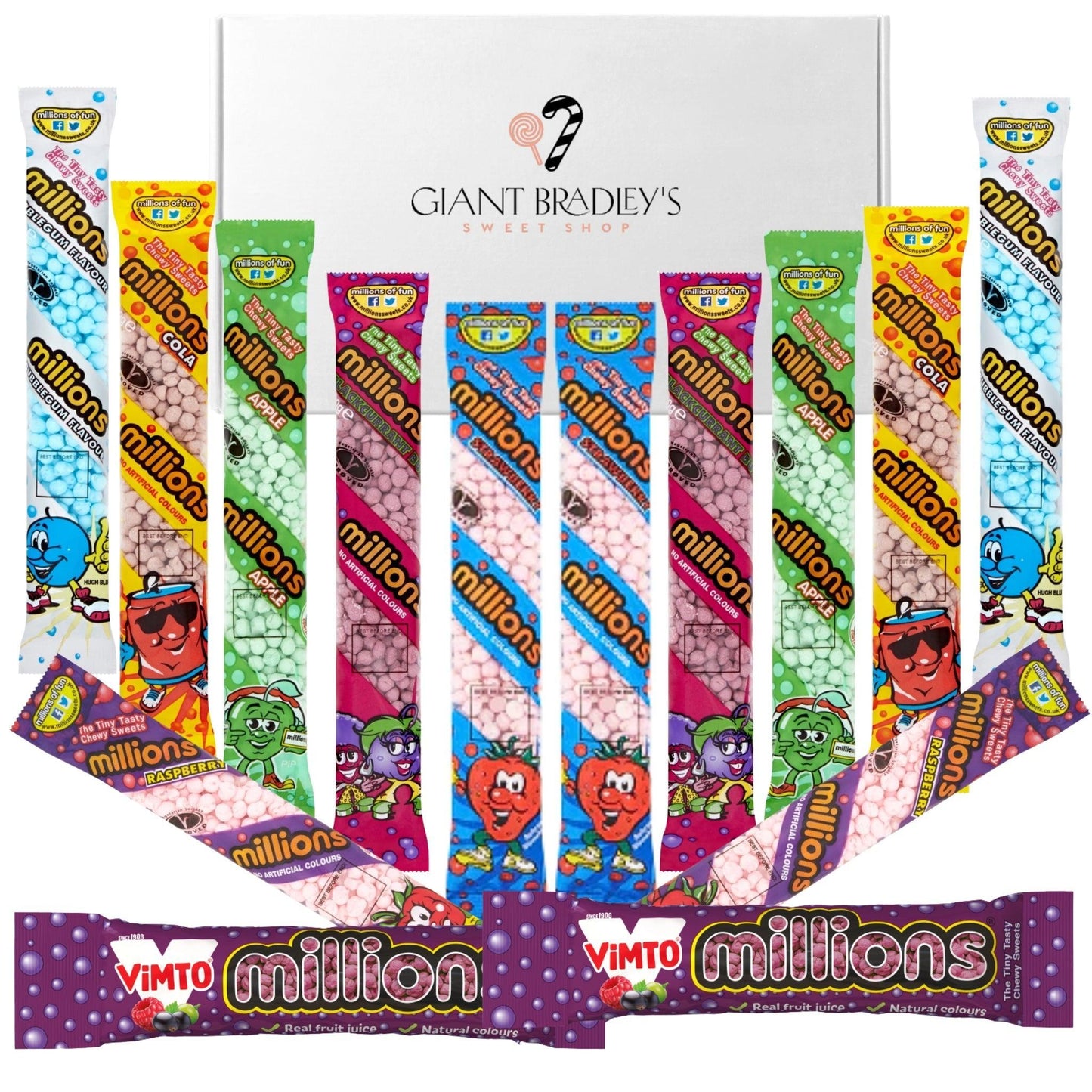 Millions Tubes Variety Sweet Box