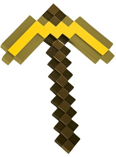 Minecraft Golden Tool Replica