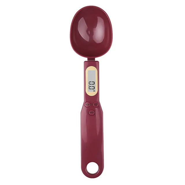 Mini Digital Spoon Scale - LCD Electronic Measuring Spoon for Flour, Milk, Coffee, Precision Kitchen Scale