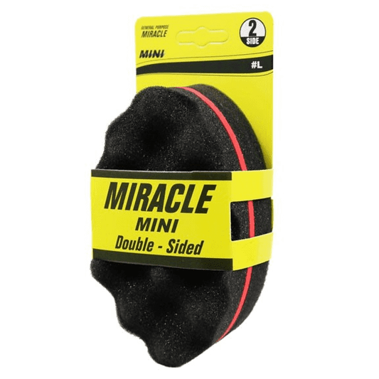 Miracle Mini Double-Sided Sponge Gentle Exfoliation & Rich Lather for All Skin Types Large (#L)