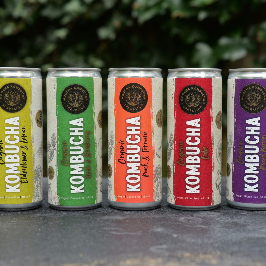 Ultimate Bundle | 20 cans | Cola | Apple & Blackberry | Mixed Berries | Peach & Turmeric | Elderflower & Lemon