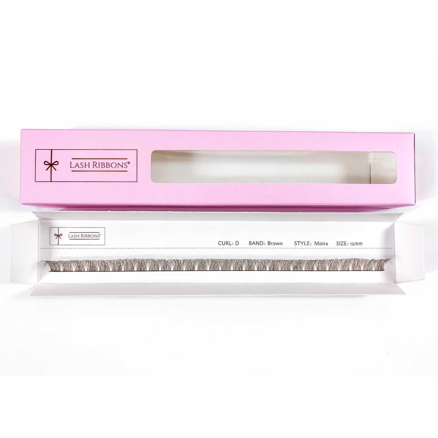 Moira - 3D 'D' Curl Brown Lash Ribbons®