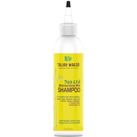 Taliah Waajid Protective Styles Moisturizing Mint Shampoo for Refreshed Scalp & Hydrated Hair 8 oz