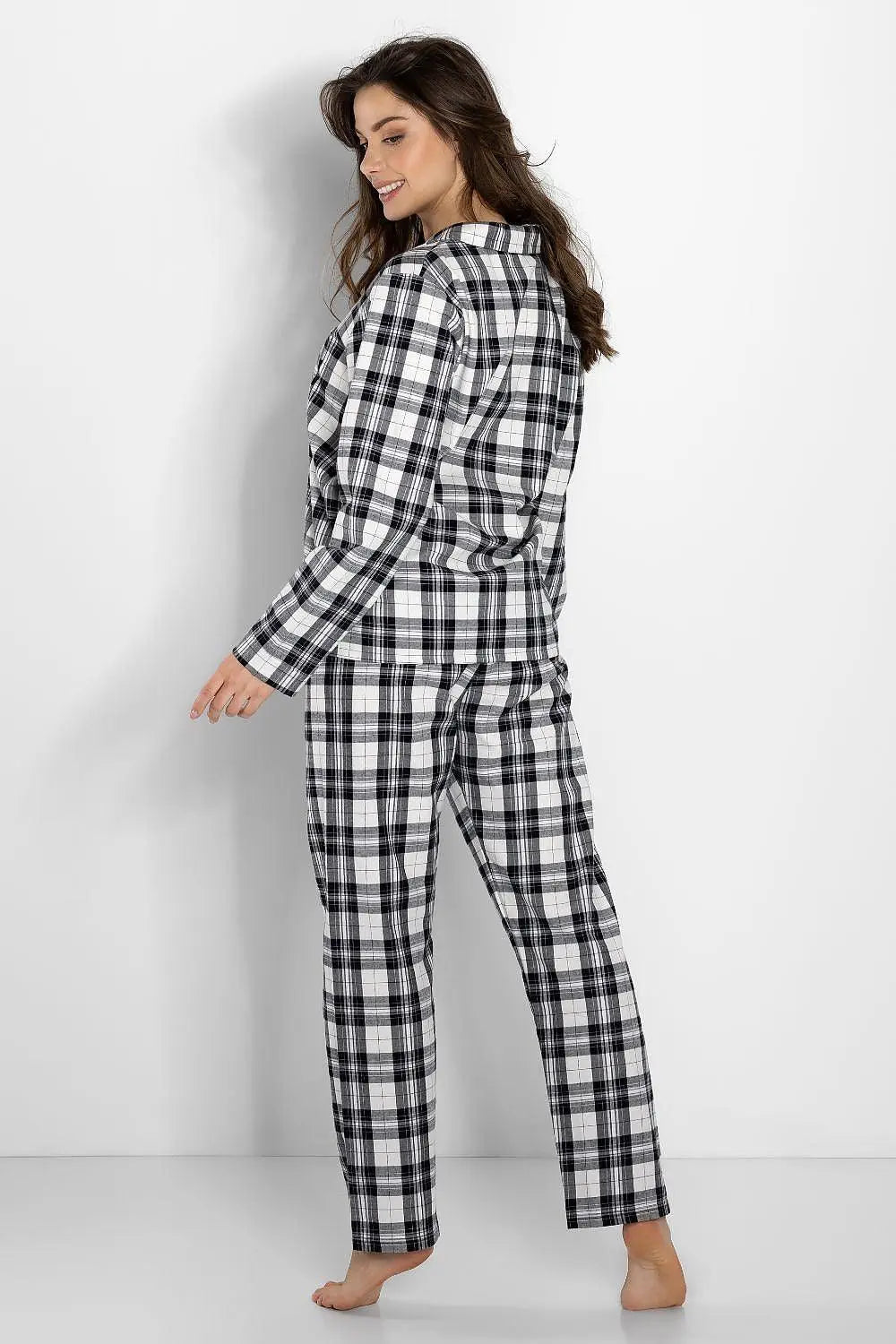 Momenti Per Me long-sleeved shirt and long pants womens pajamas