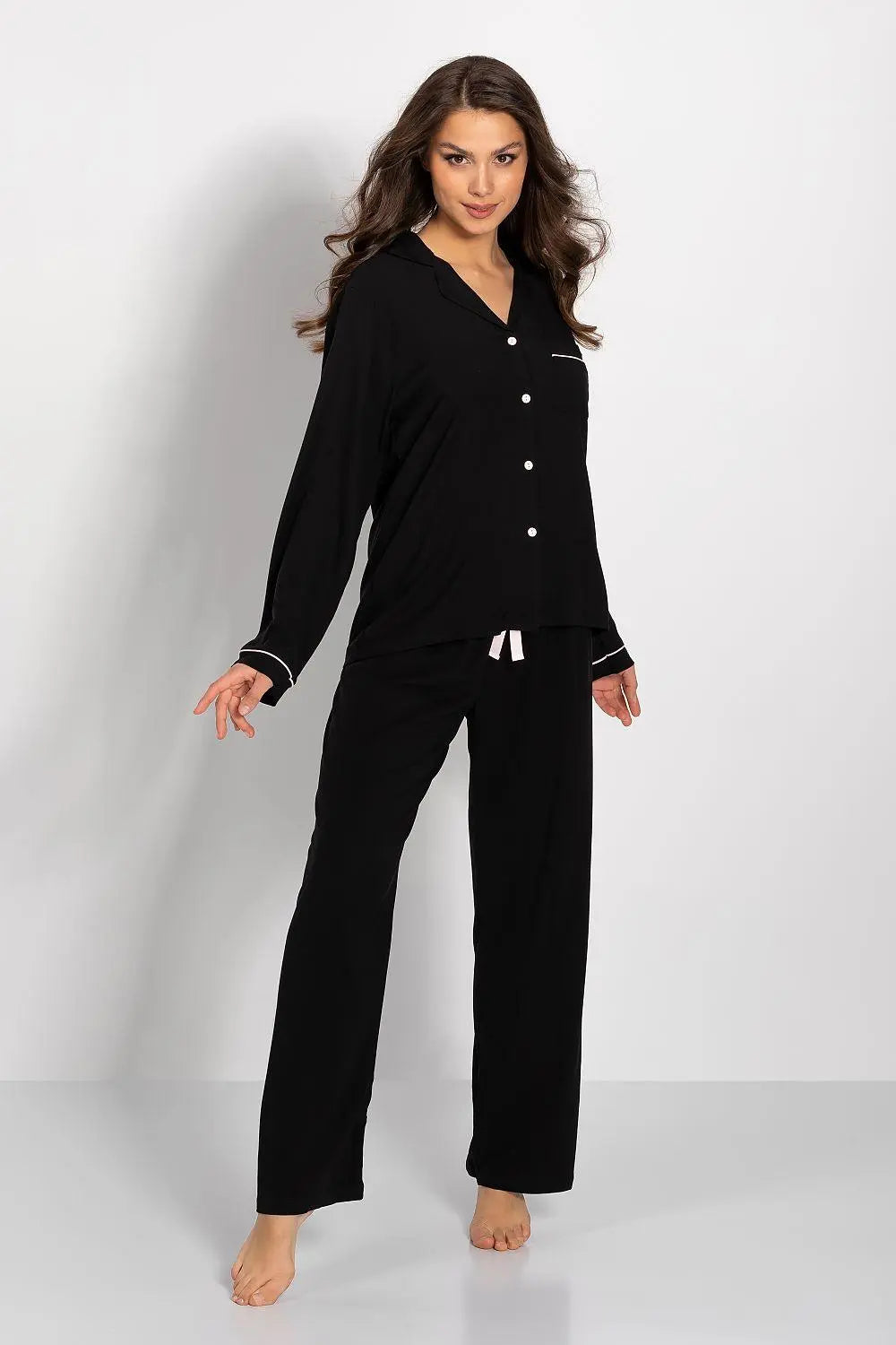 Momenti Per Me shirt and pants unbuttoned womens pajamas