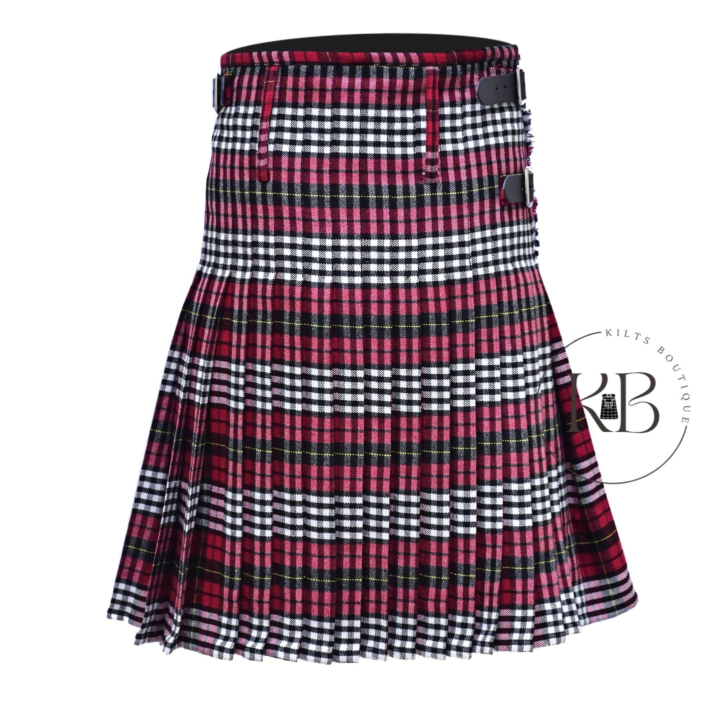Scottish Men's Morton Tartan Traditional  8 Yard Kilt 16oz