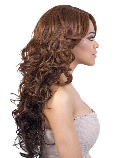 Motown Tress LXP Edie Synthetic Lace Front Wig – Realistic Style & Natural Hairline for Black Women