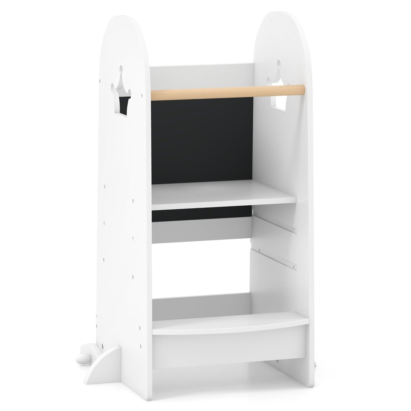 Multi-purpose Kids Kitchen Tower Children Standing Tower-White