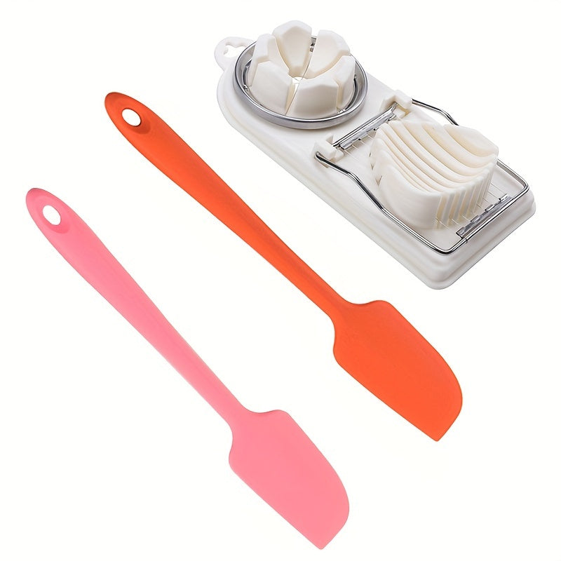 Multifunctional Egg Slicer & Wedger - Stainless Steel Cutter for Eggs, Fruits & Veggies
