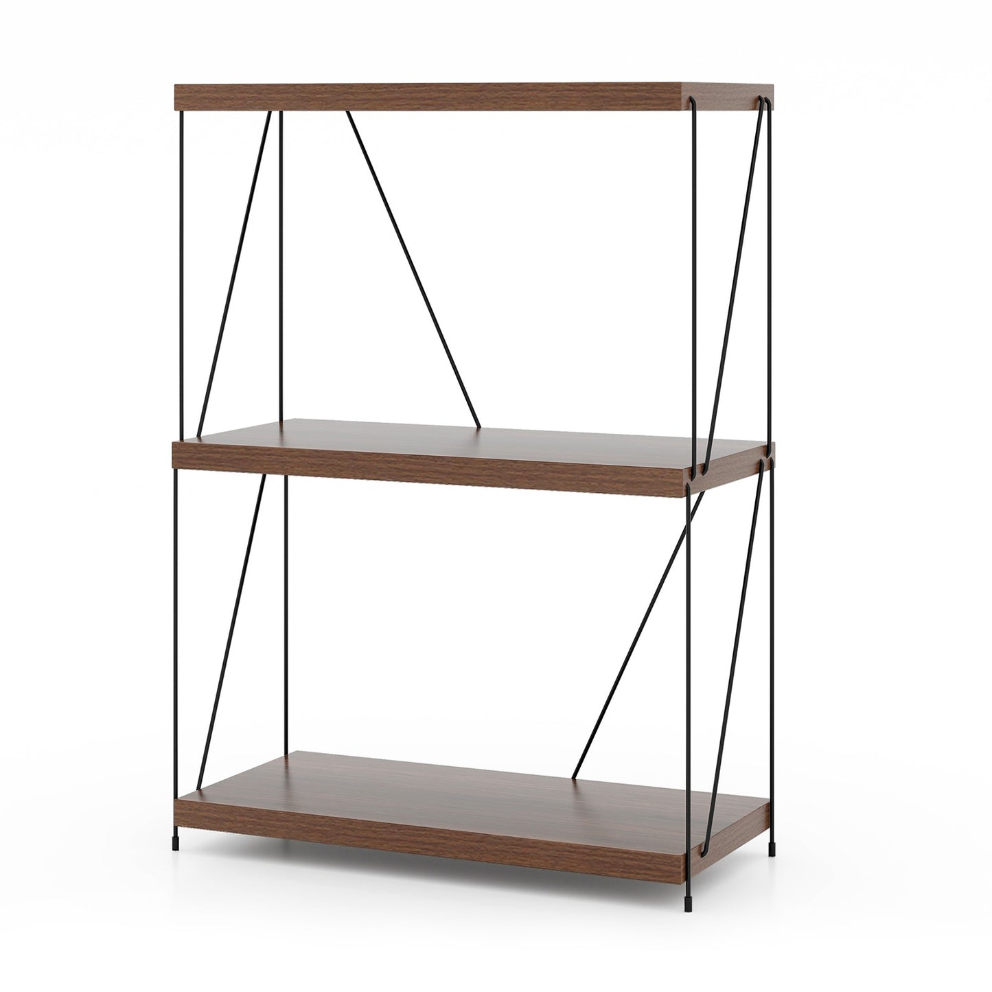 2/3/4/5-Tier Multipurpose Display Rack with Metal Frame-4-Tier