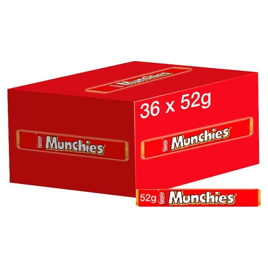 Munchies Milk Chocolate Tube 52g (Case of 36)