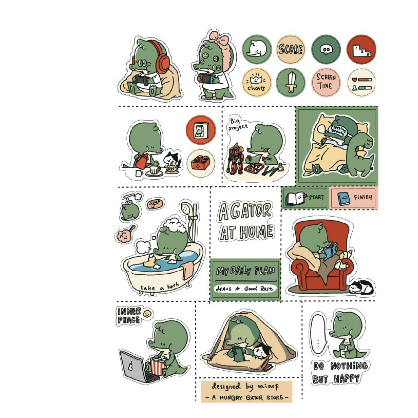 A Gator Life | My Daily Plan Sticker