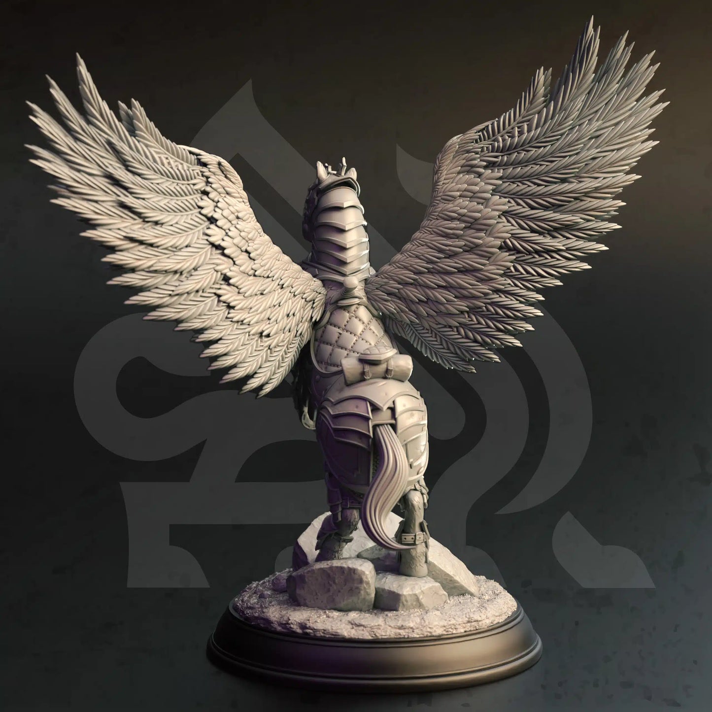 Myreni – Elite Pegasus - 3D Printed Monster Miniature