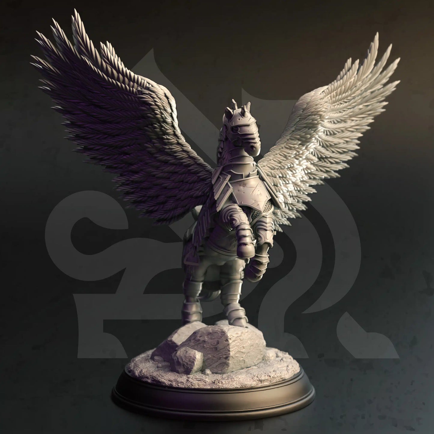 Myreni – Elite Pegasus - 3D Printed Monster Miniature