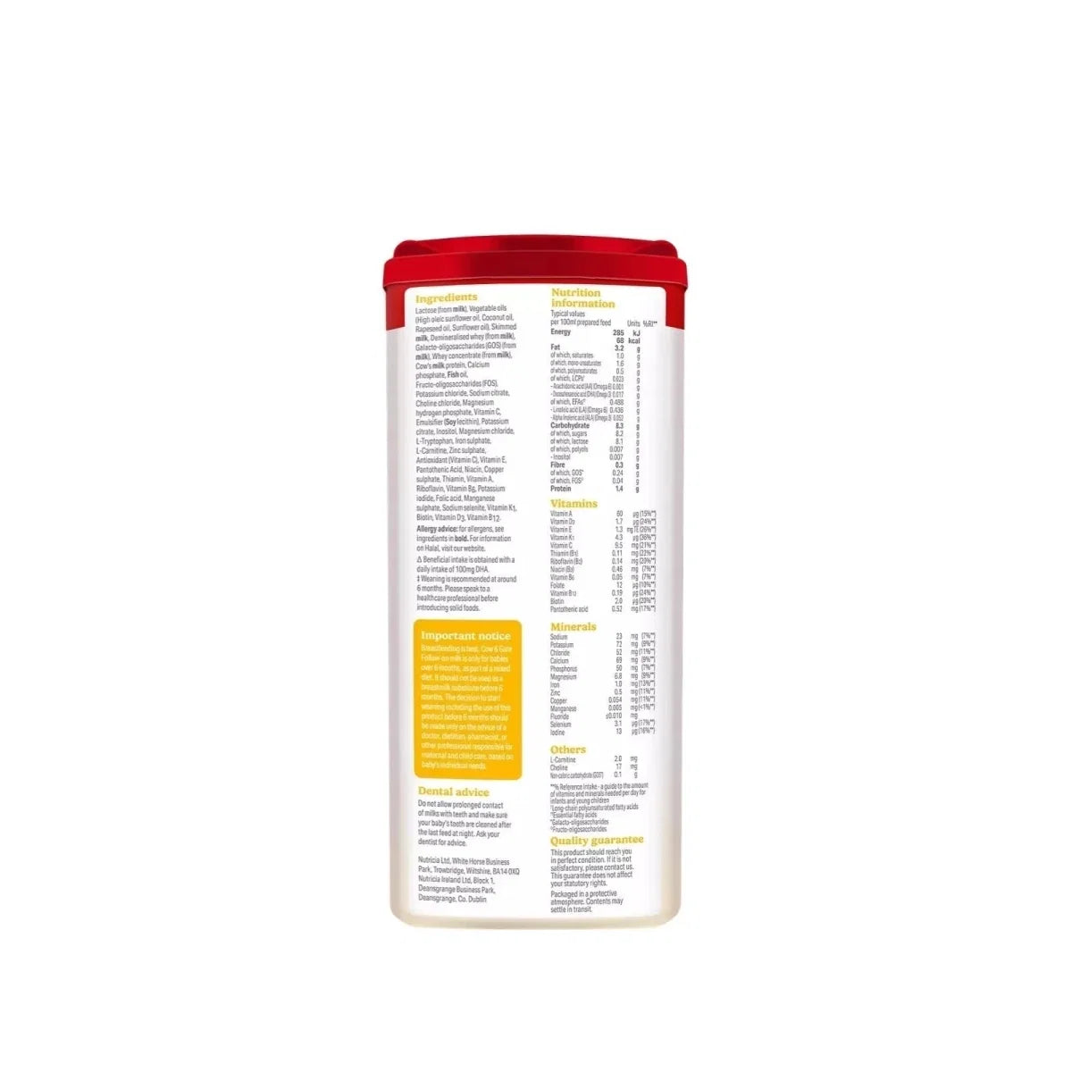 Cow & Gate 2 Follow On Milk Formula 6-12 months 800g