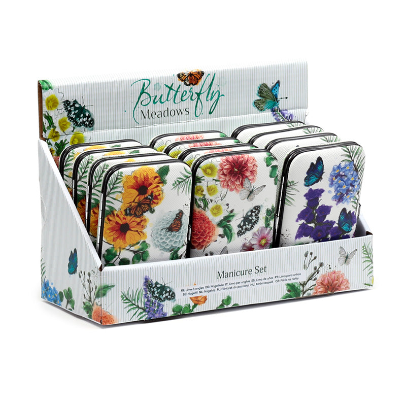 5 Piece Manicure Set - Butterfly Meadows