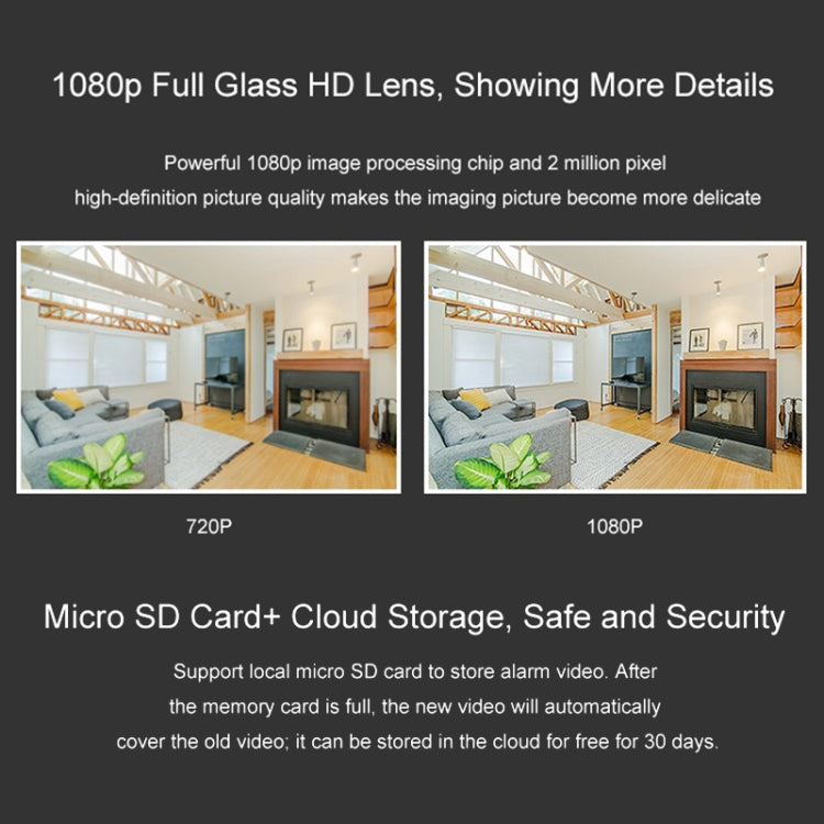 CAMSOY T9W5 1080P WiFi Wireless Network Action Camera Wide-angle Recorder