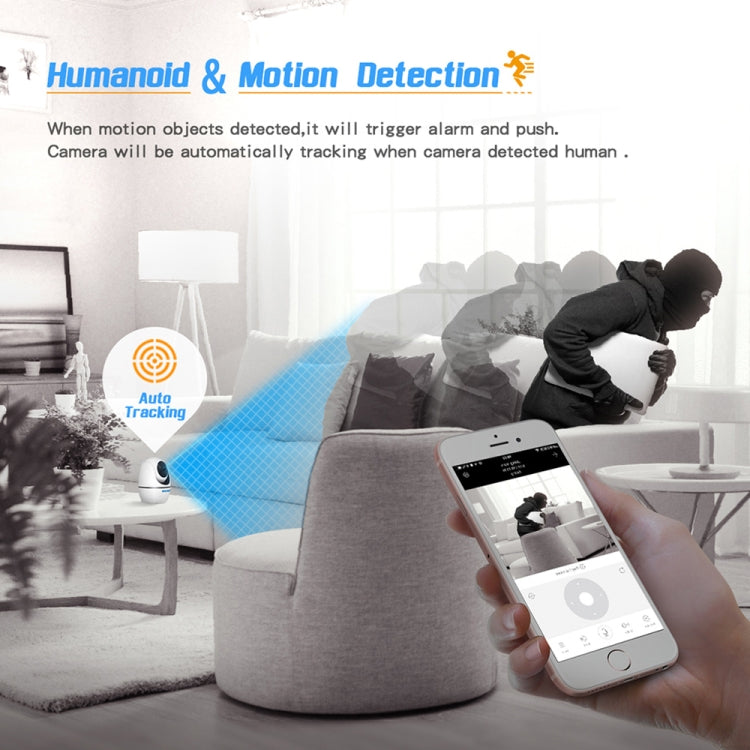 ESCAM PVR008 HD 1080P WiFi IP Camera, Support Motion Detection / Night Vision, IR Distance: 10m, EU Plug