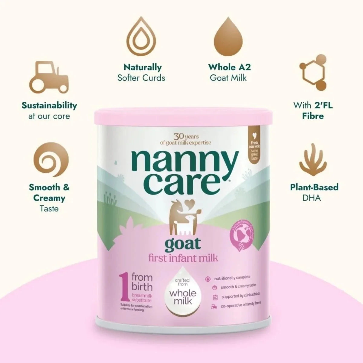 Nannycare Stage 1 Goat First Infant Goat Milk Formula 800g