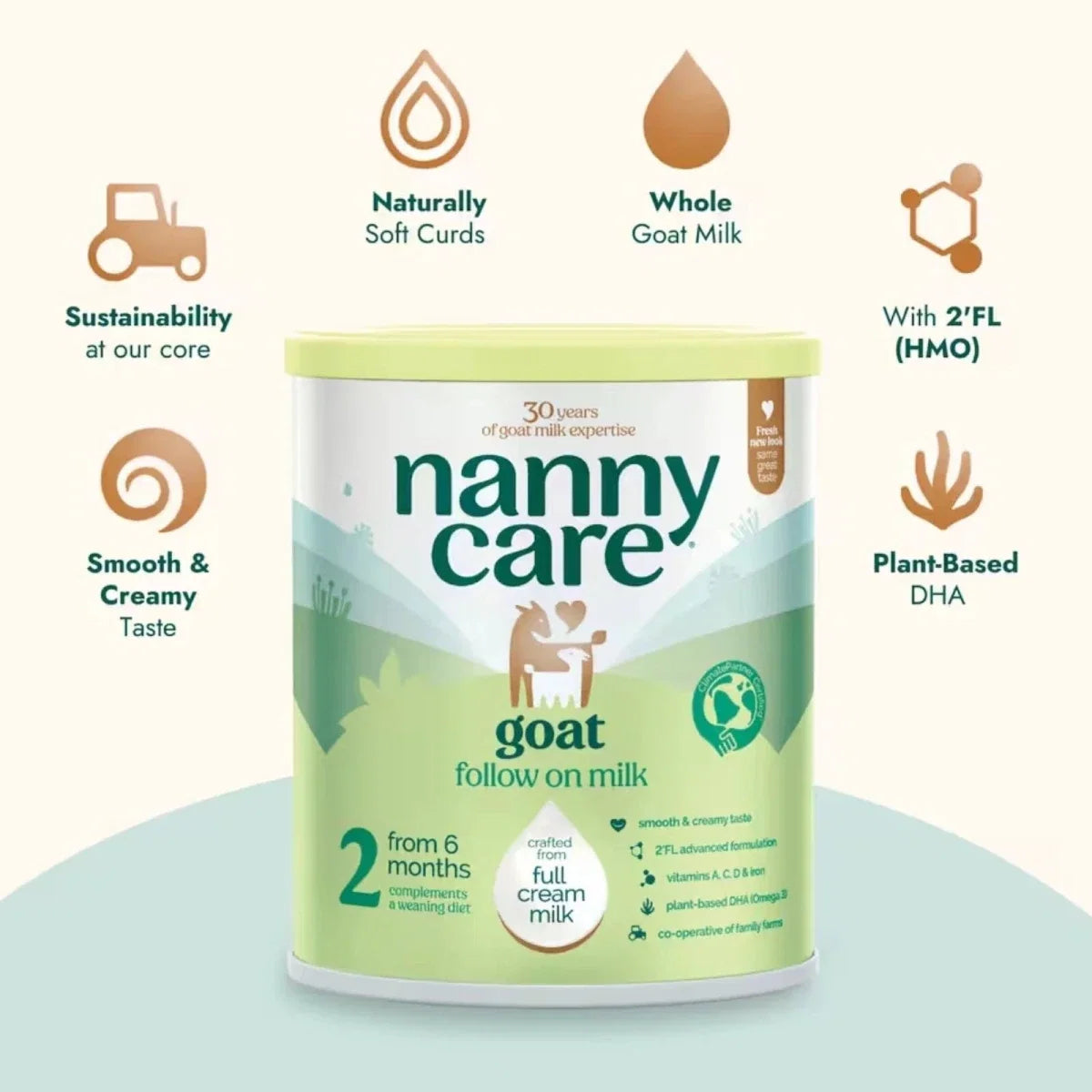 Nannycare Stage 2 Goat First Infant Goat Milk Formula 800g