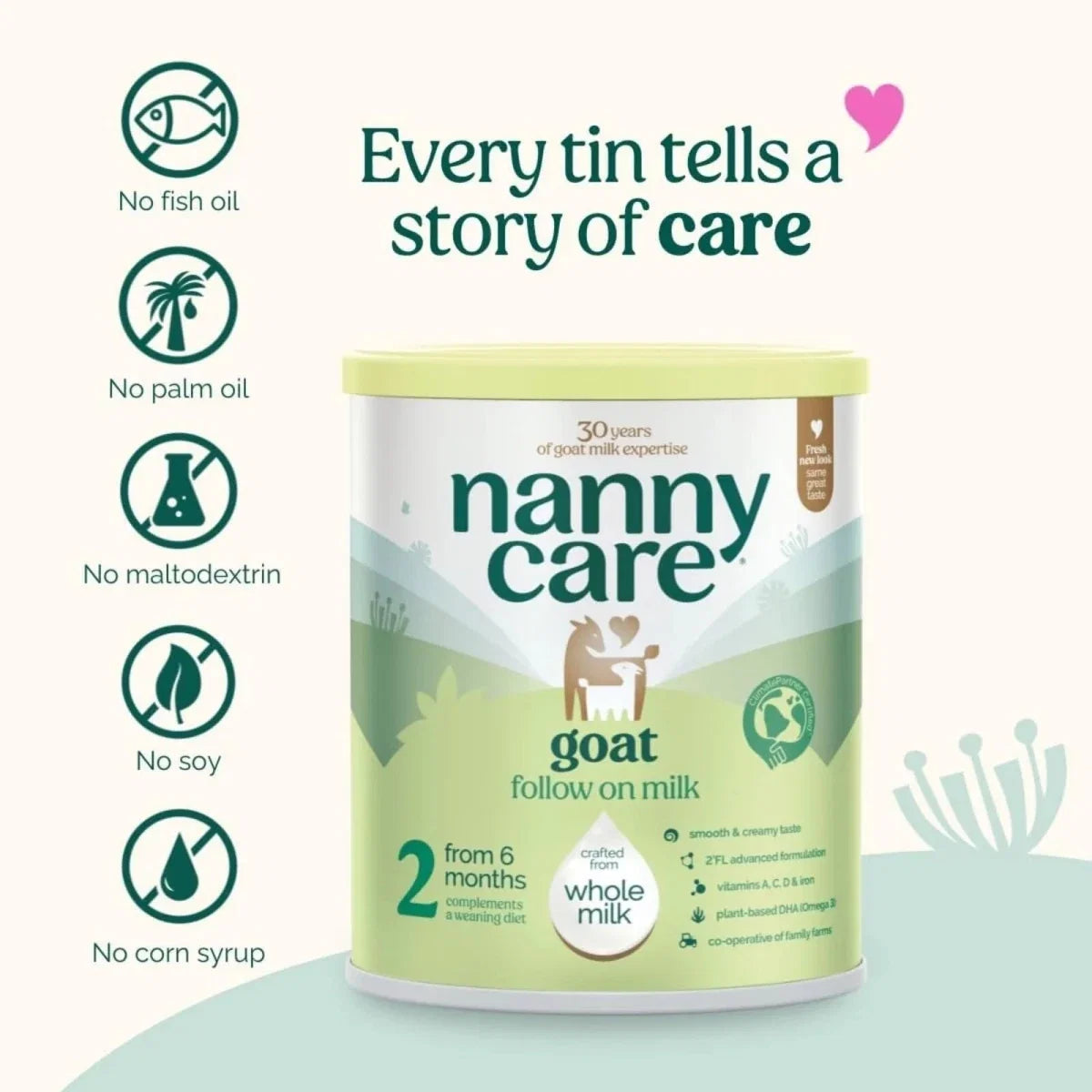 Nannycare Stage 2 Goat First Infant Goat Milk Formula 800g