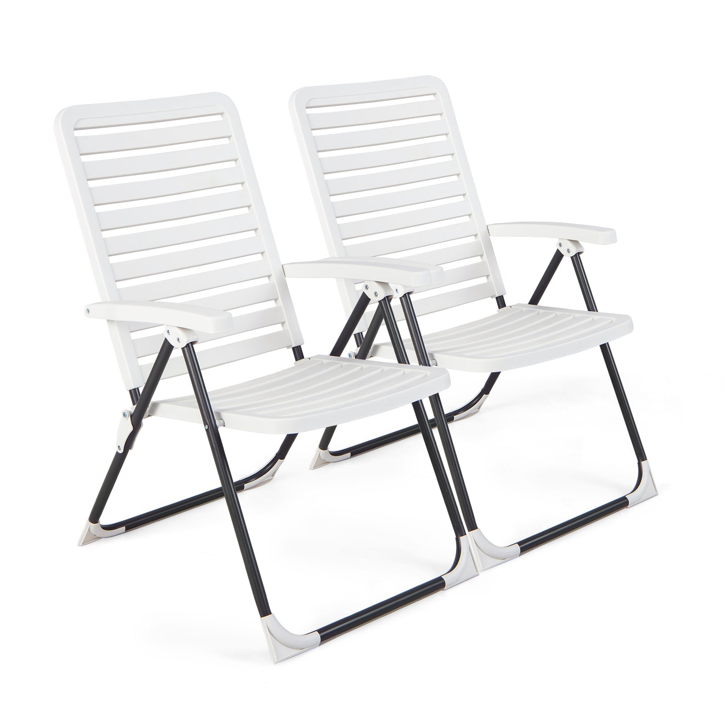 Adjustable Reclining Folding Chair with 7-Level Backrest-1 Pack