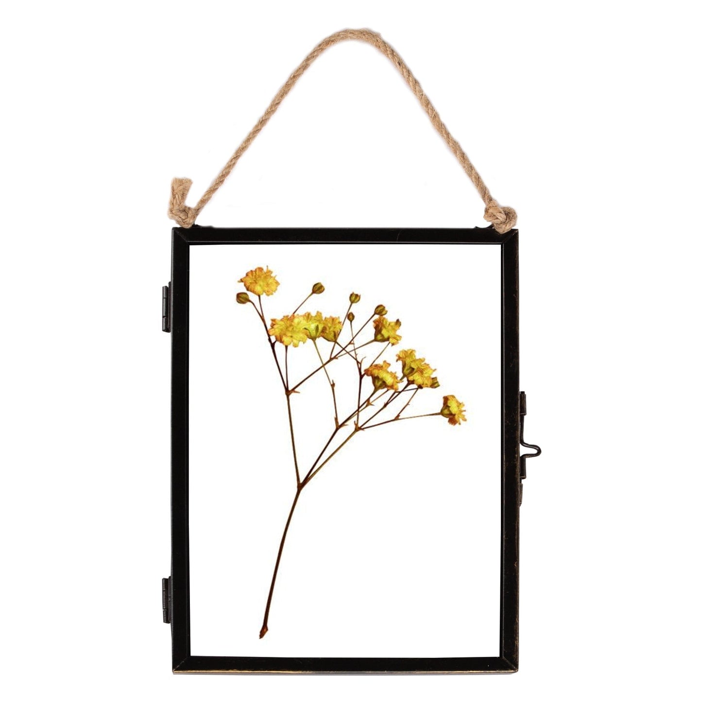 5" x 7" Black Hanging Metal Photo Frame