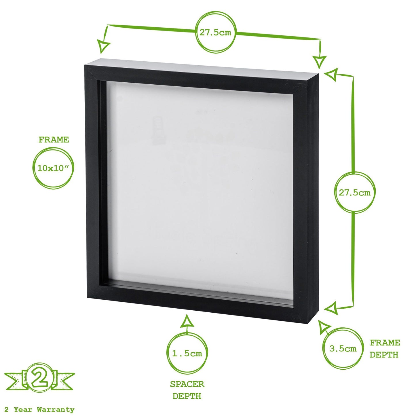 10" x 10" 3D Box Photo Frame
