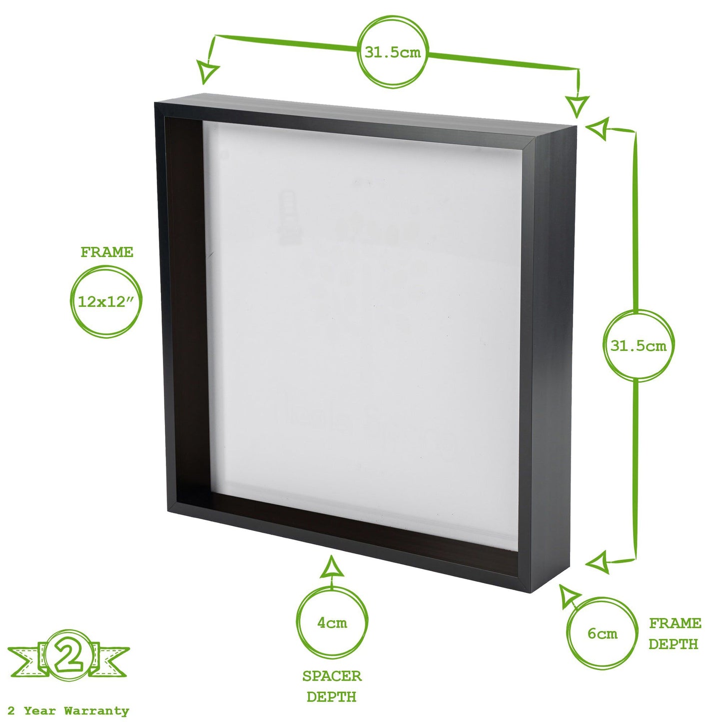 12" x 12" 3D Deep Box Photo Frame