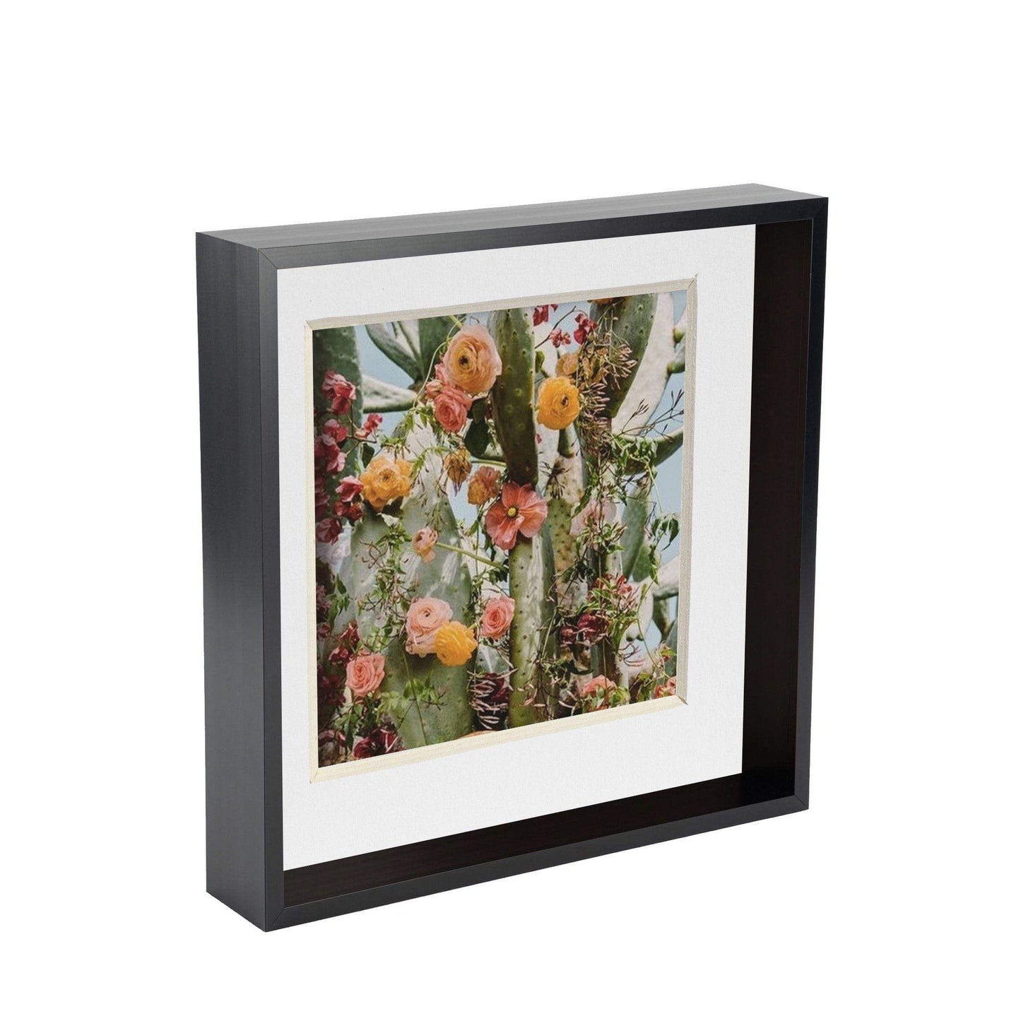 10" x 10" 3D Deep Box Photo Frame - with 8" x 8" Mount