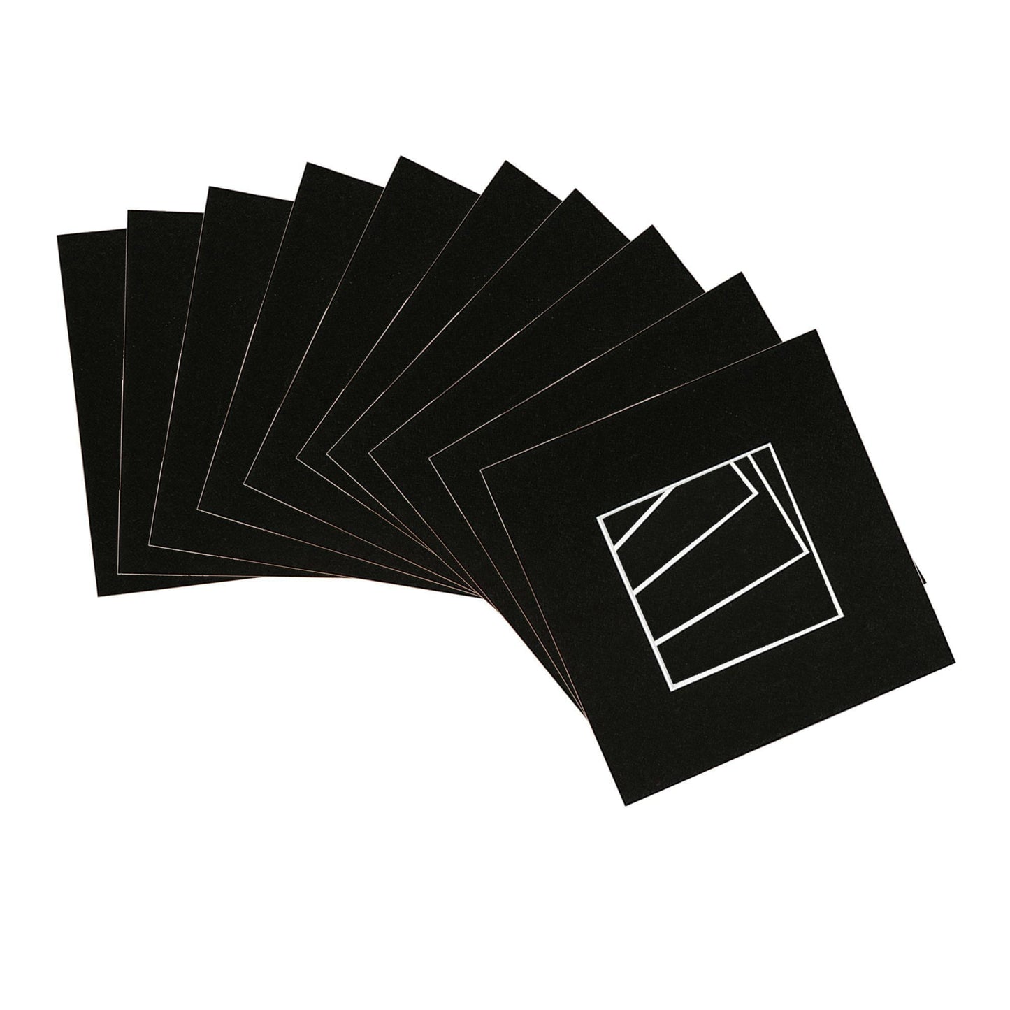 4" x 4" Picture Mounts for 8" x 8" Frame - Pack of 10