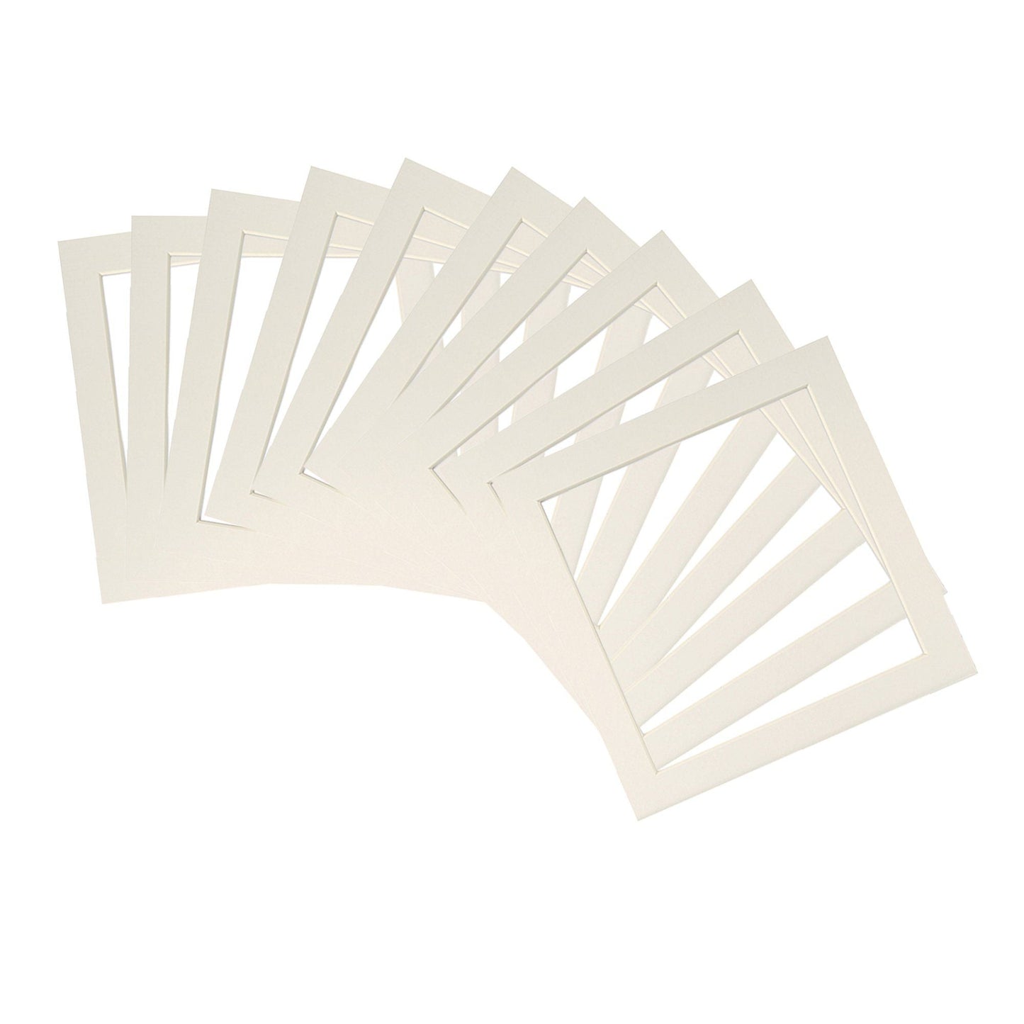 6" x 6" Picture Mounts for 8" x 8" Frame - Pack of 10