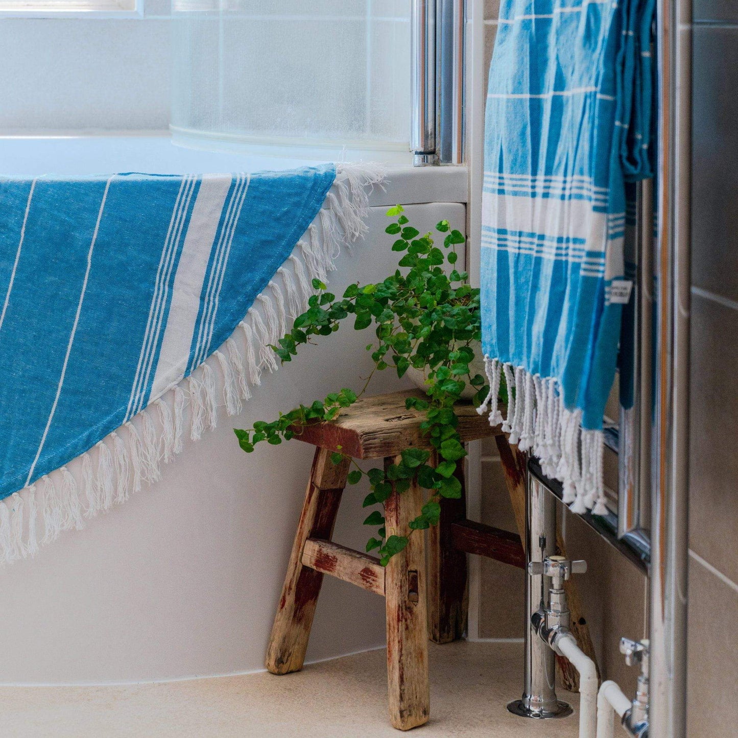 190cm Round Turkish Cotton Bath Towel