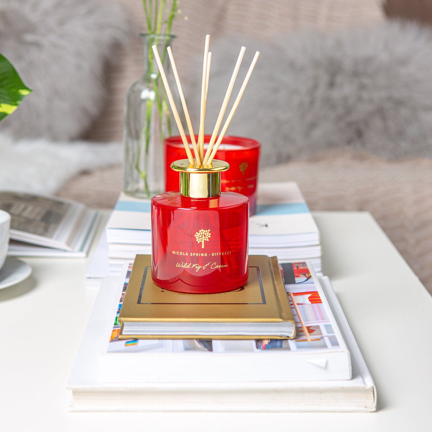 200ml Wild Fig & Cassis Glass Reed Diffuser