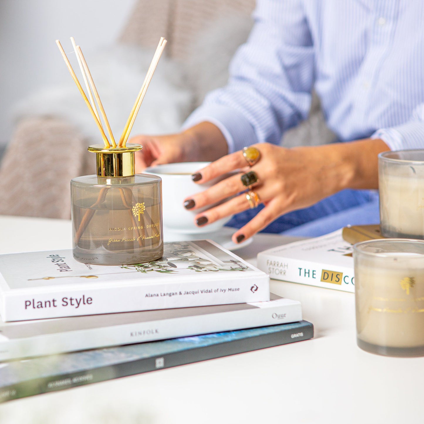 200ml Green Pomelo & Passion Fruit Glass Reed Diffuser
