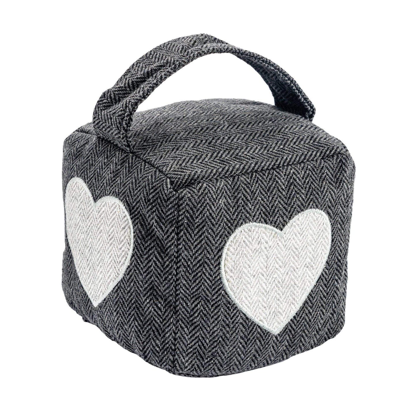 Heart Herringbone Door Stop