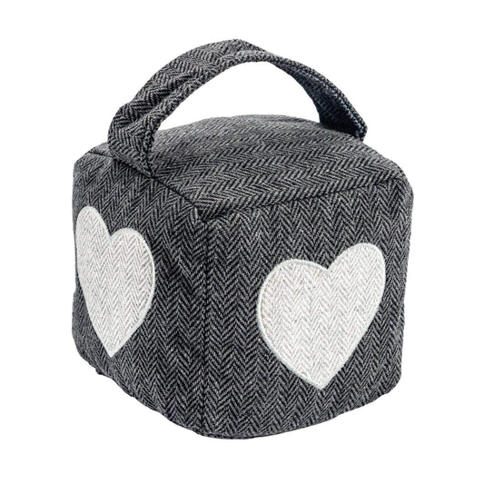 Heart Herringbone Door Stop