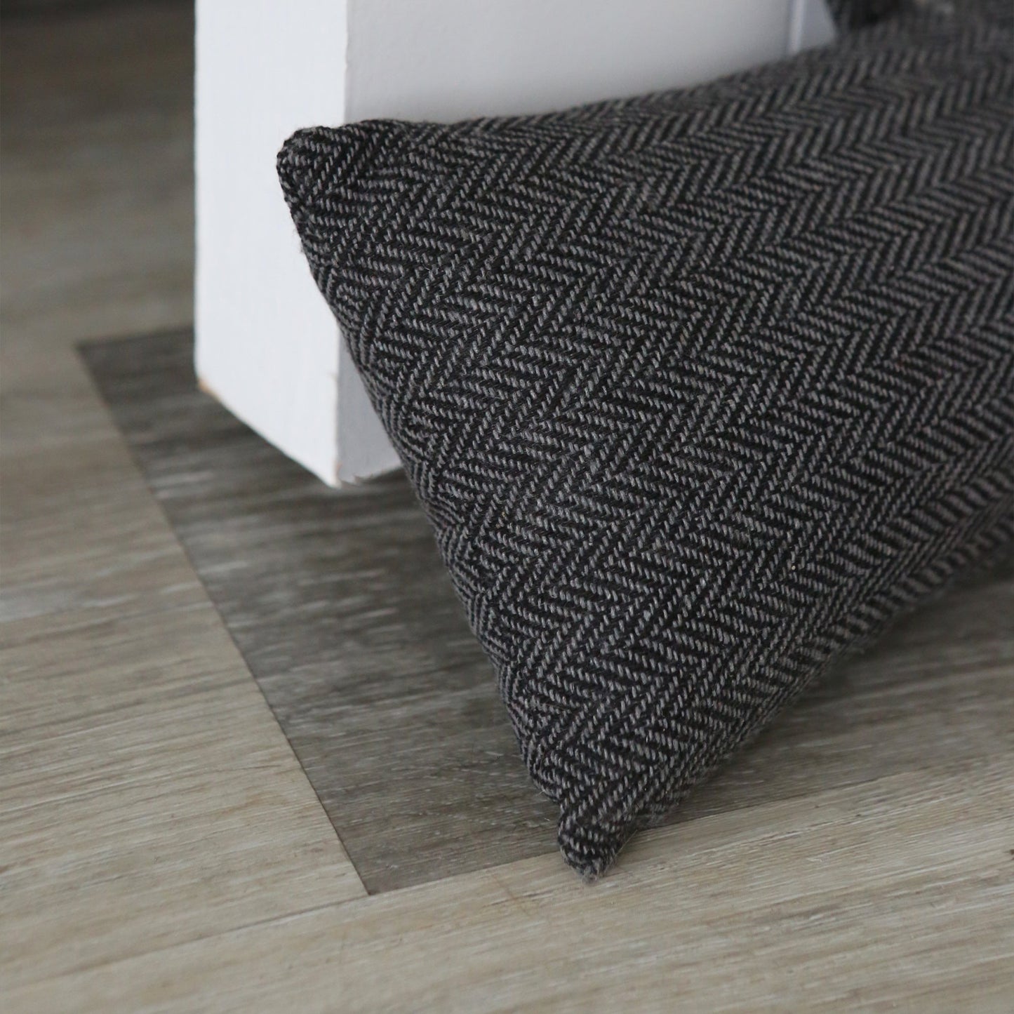 Classic Herringbone Draught Excluder - 79cm
