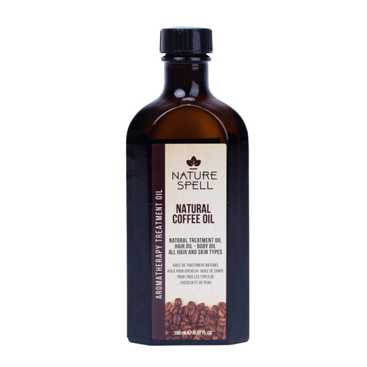 Nature Spell Coffee Oil for Radiant Skin & Lustrous Hair 150ml/5.07 oz