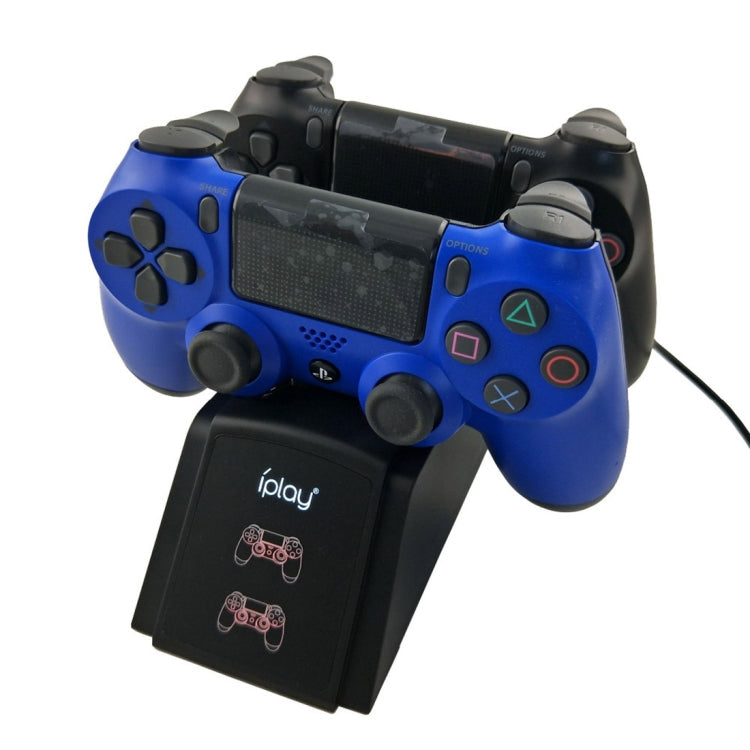 PS4 Dual Controller Charging Dock – Dual Charging Stand with LED Indicator
