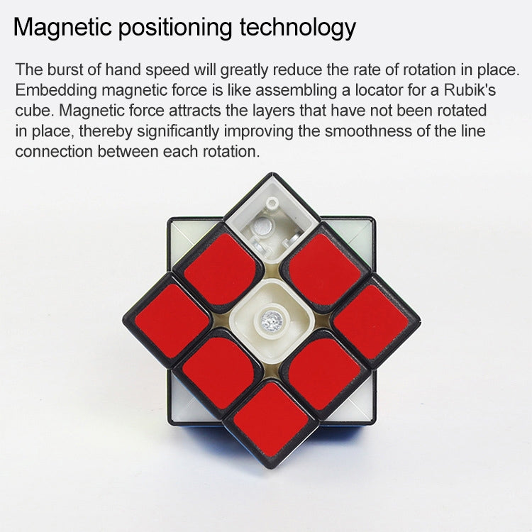 Moyu Mr. M Series Magnetic Cube Twisty Puzzle Toy Five Layers Cube Puzzle Toys (Black)