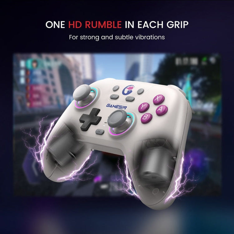 GameSir Nova NS T4N Wireless Gamepad Game Controller for Nintendo Switch (White)