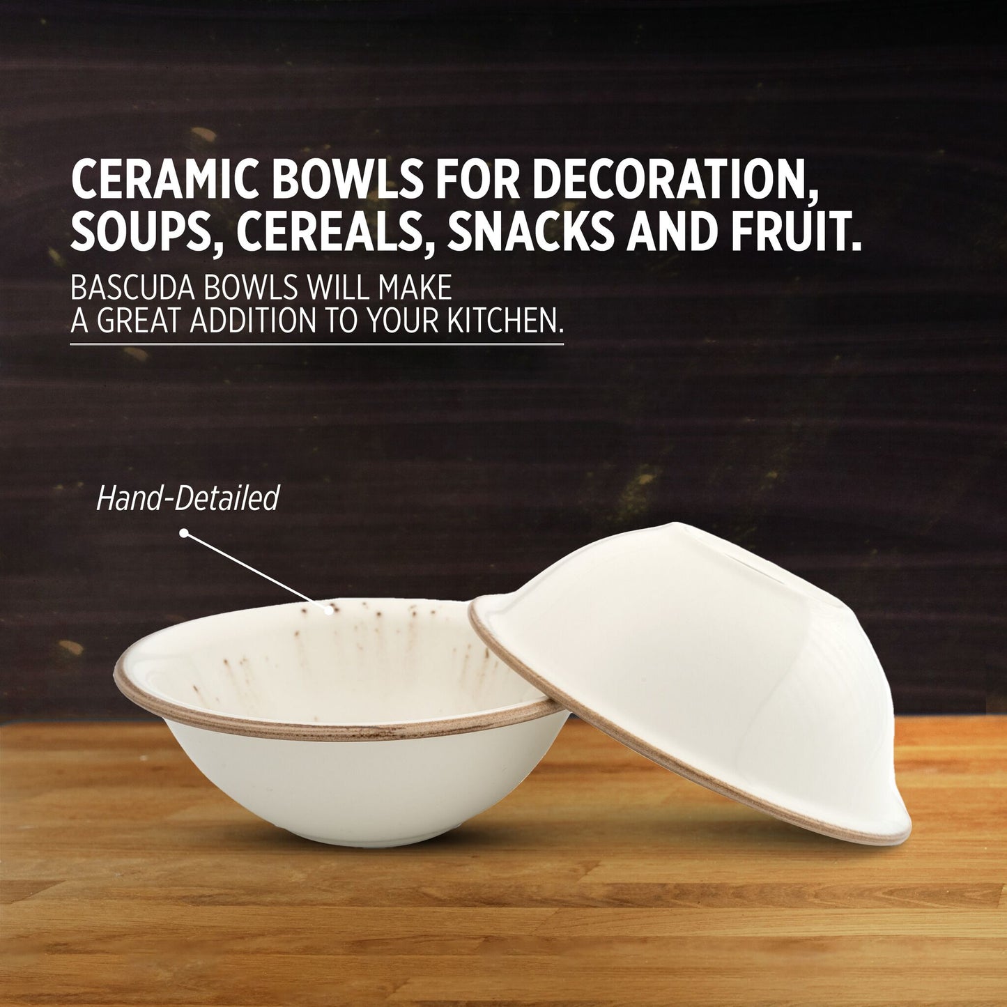 Porcelain Soup&Cereal Bowl – Morar, Sandstone – 18cm