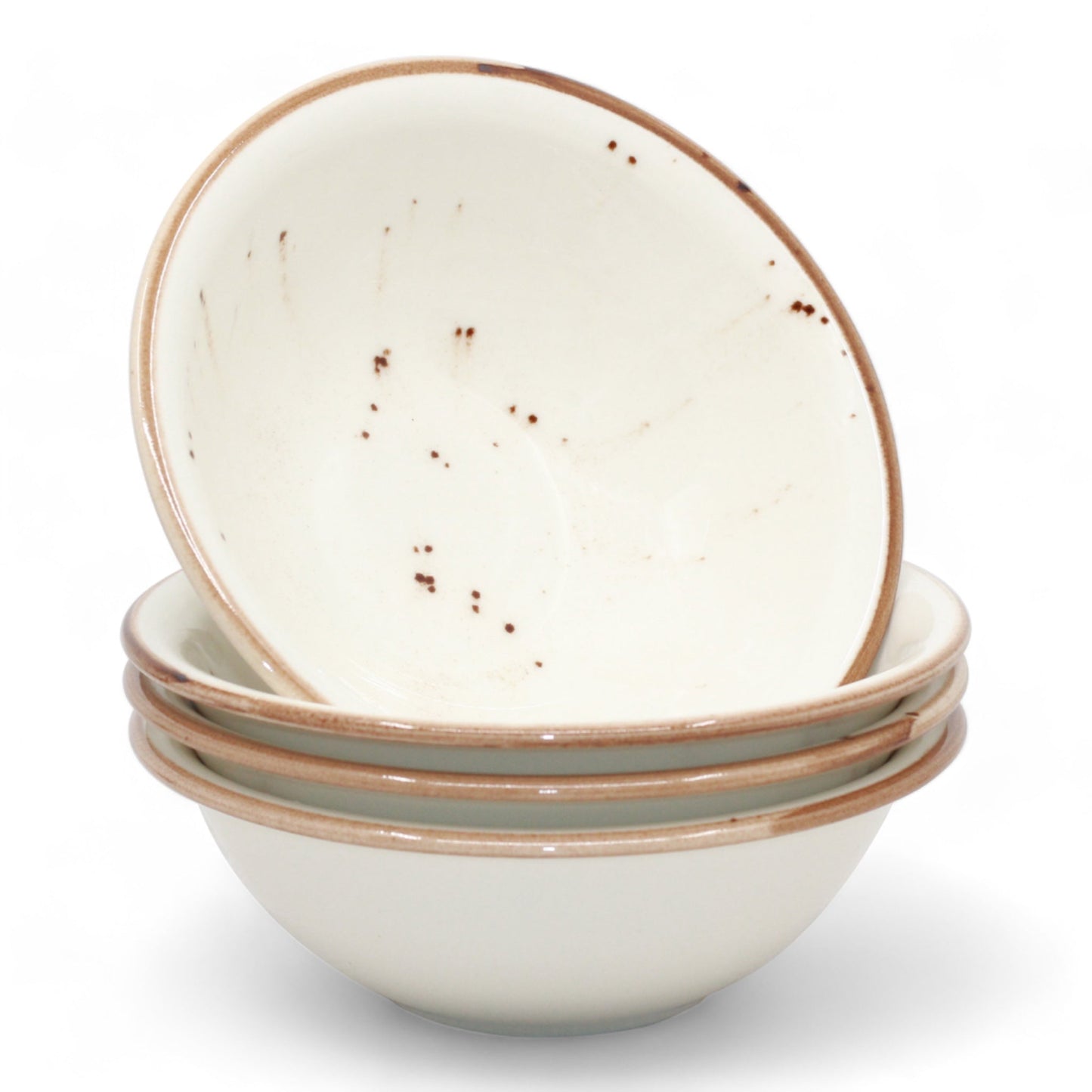 Set of 4 Porcelain Soup&Cereal Bowls – Morar, Sandstone – 18cm