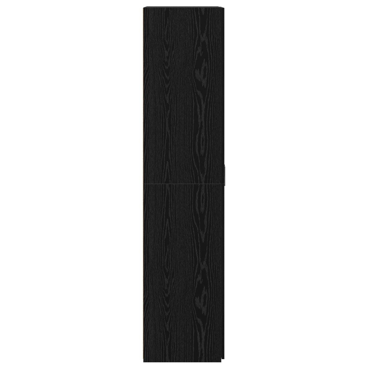 Highboard Black Oak 70x42.5x185 cm Engineered Wood