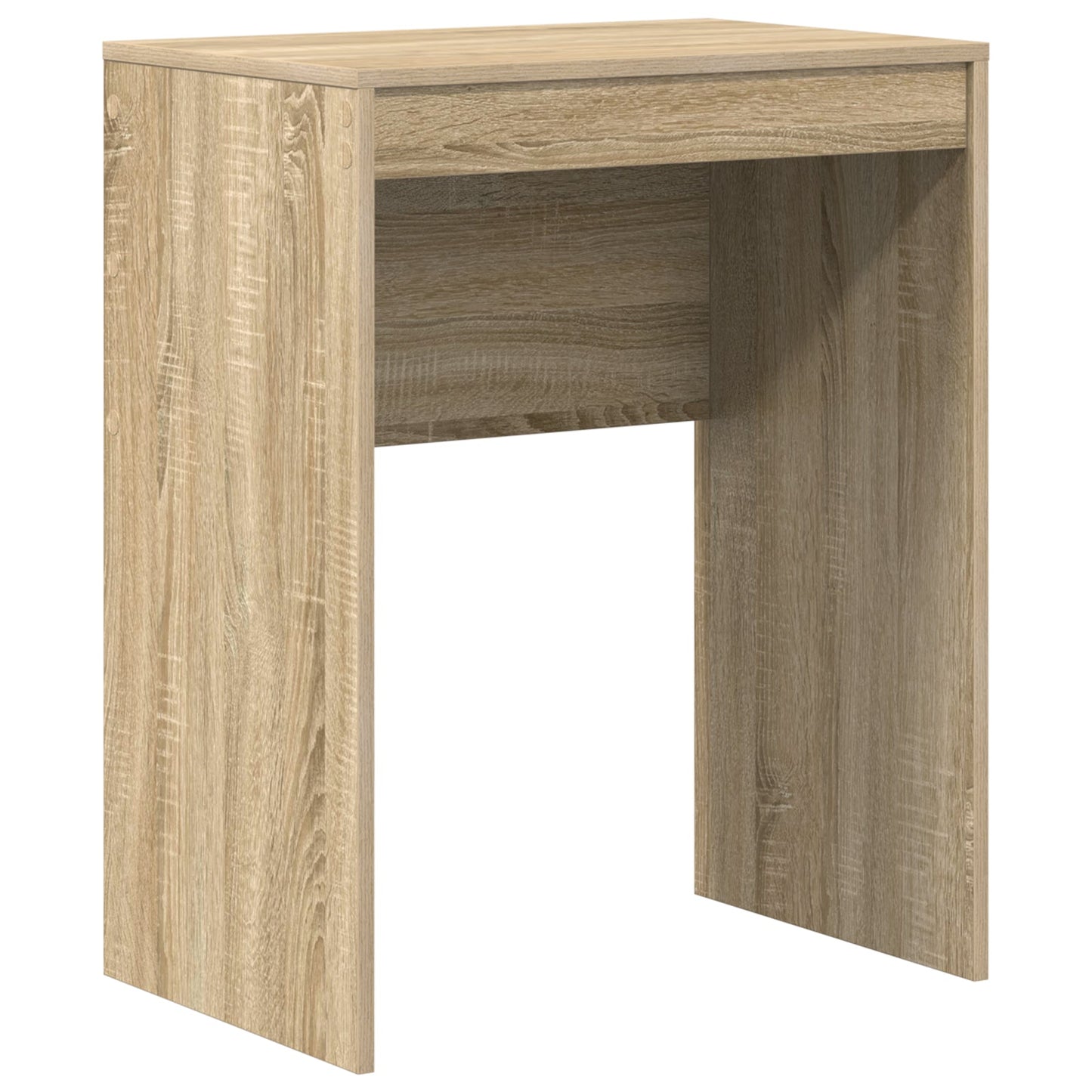 Desk with Storage Sonoma Oak Engineered Wood