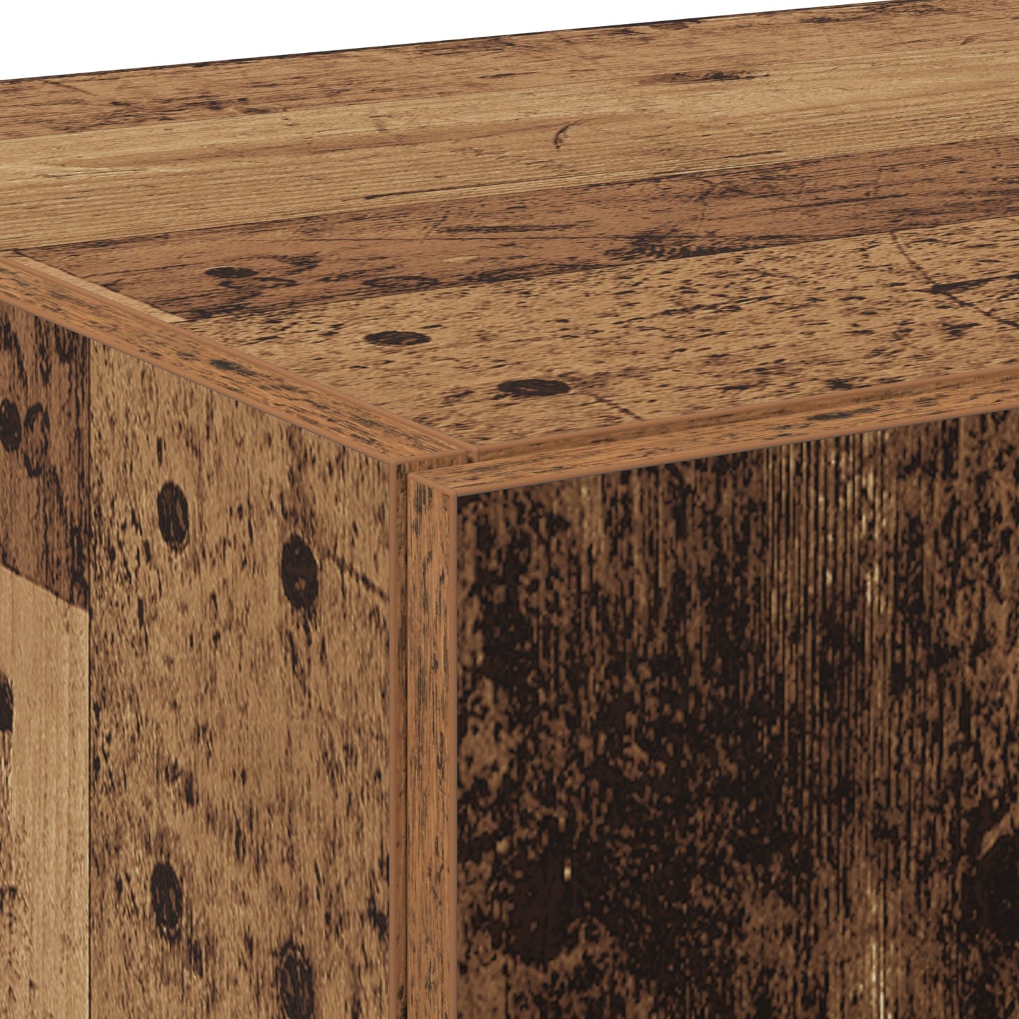 Highboard Old Wood 70x42.5x185 cm Engineered Wood
