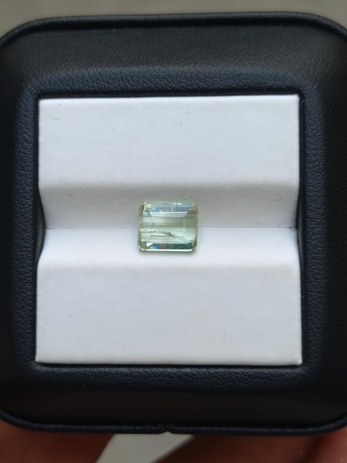 1.95ct Natural Light Green Tourmaline Gemstone - October Birthstone - 8x6x4mm