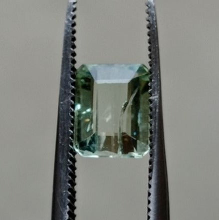 1.95ct Natural Light Green Tourmaline Gemstone - October Birthstone - 8x6x4mm