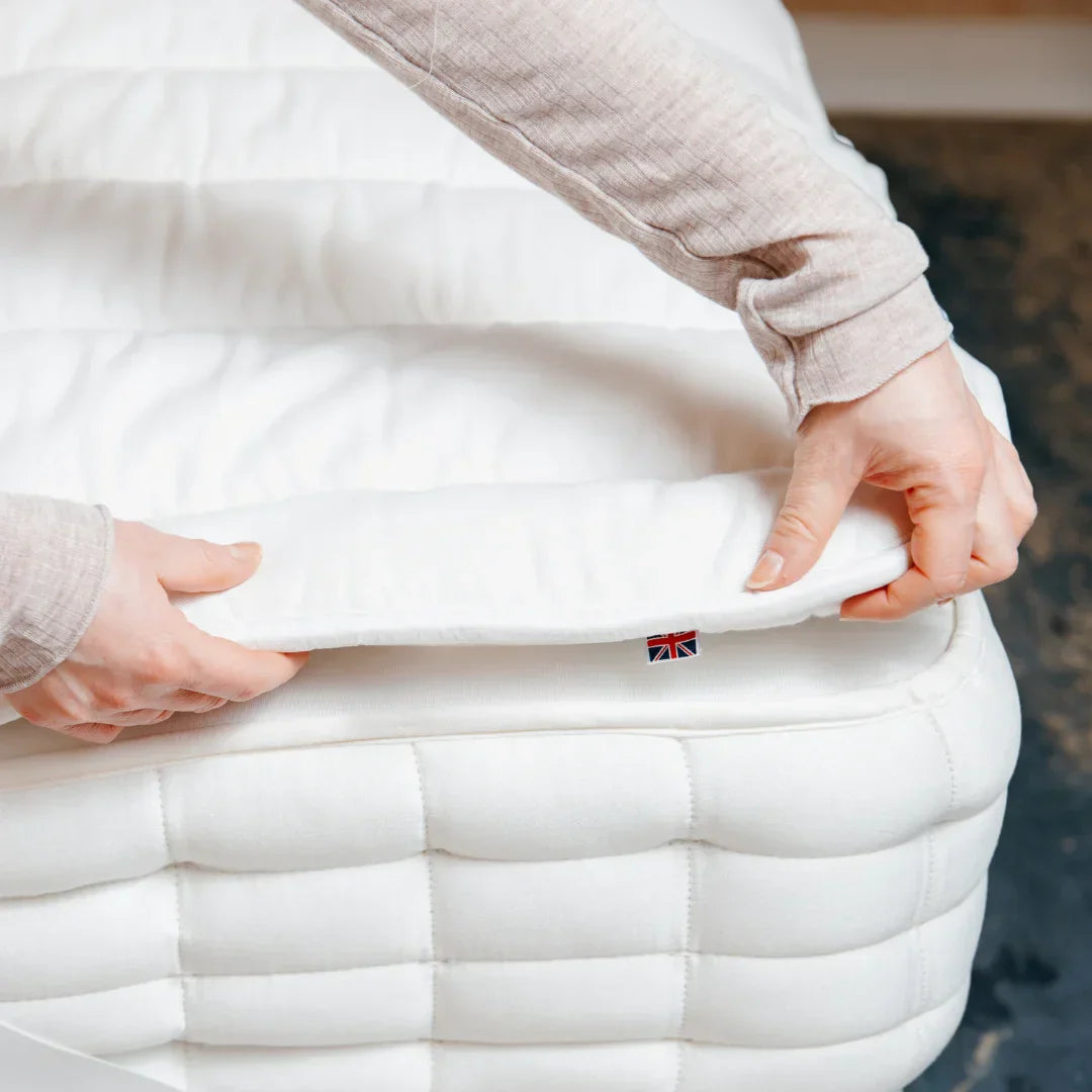 British Wool Mattress Topper – Natural Breathable Wool Mattress Pad